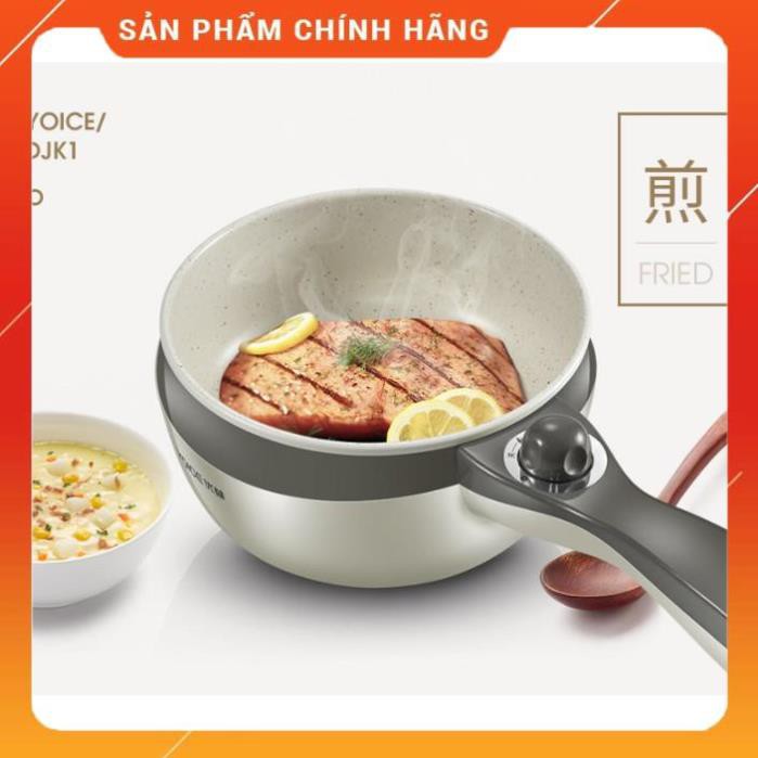 [Tặng khăn đa năng] Nồi điện đa năng Yoice,dung tích 1.8 lít, chống dính, sử dụng để nấu lẩu, chiên, xào, luộc, INOX 304