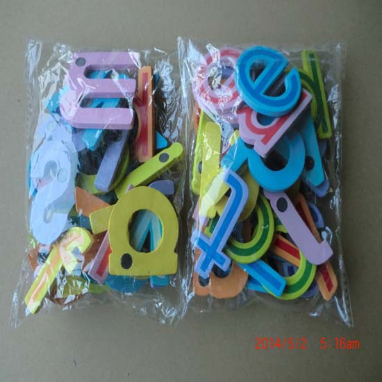 Bộ chữ số gỗ nam châm