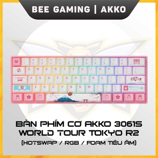 Bàn phím cơ AKKO 3061 World Tour Tokyo R2 - Led RGB - Hotswap | Hàng chính hãng bảo hành 12 tháng