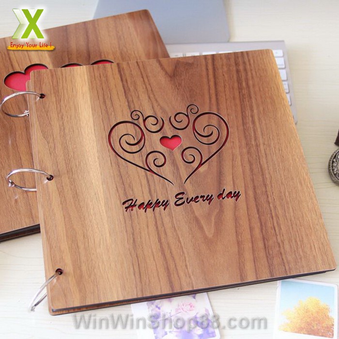 Album ảnh tự tạo DIY 29x29 cm - Do_luu_niem