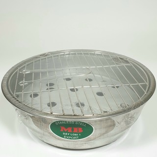 Bếp Lò Nướng Inox Tròn Lớn 30cm Minh Bảo