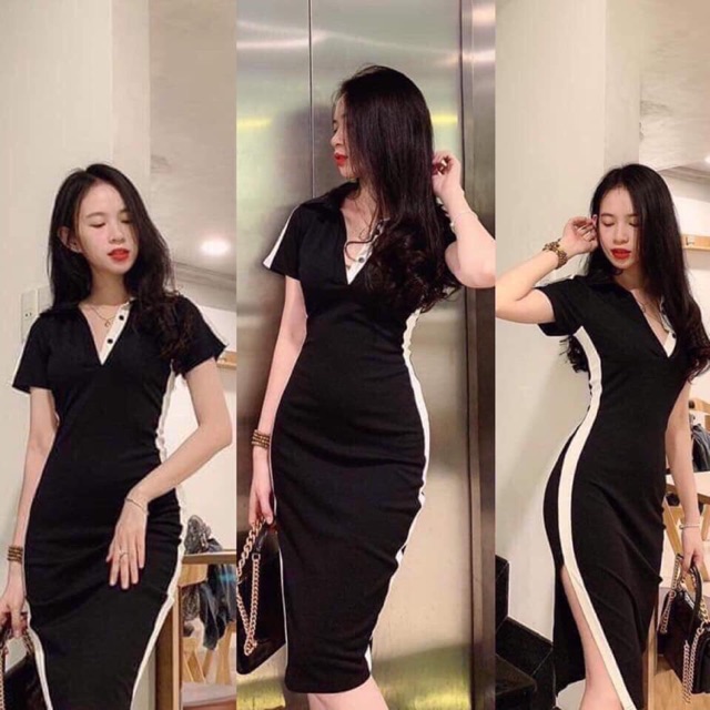 ĐẦM THUN CỔ BẺ
