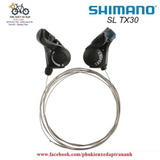 Tay đề cần bật xe đạp Shimano SL TX30 gắn ghi đông