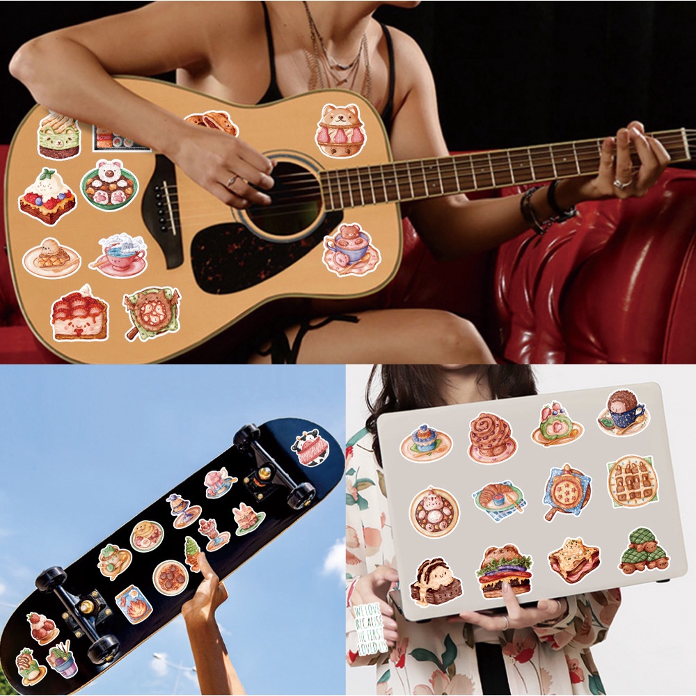 Bộ 100 / 50 Miếng Dán Hoạt Hình Dễ Thương