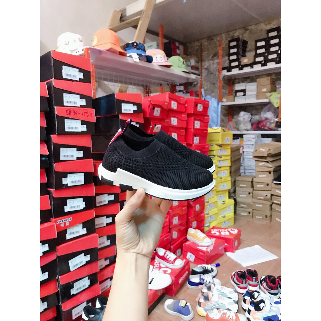 Giày Lười Cho Bé - Giày Lười Cổ Chun Bé Trai Bé Gái G24 Co Dãn 4 Chiều Thoáng Khí - ZINSHOPKID
