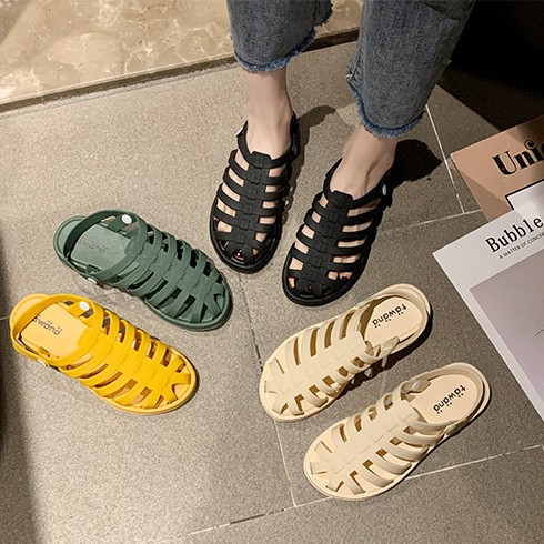 2L02 Sandal dáng rọ bịt mũi tawana form nhỏ mua tăng 2 size