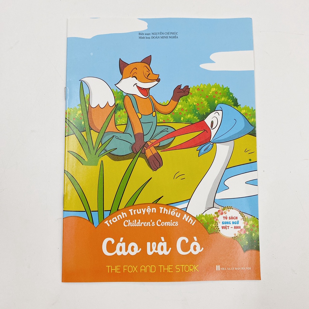 Sách Truyện Thiếu Nhi Chọn Lọc Túi 8 cuốn song ngữ Việt Anh