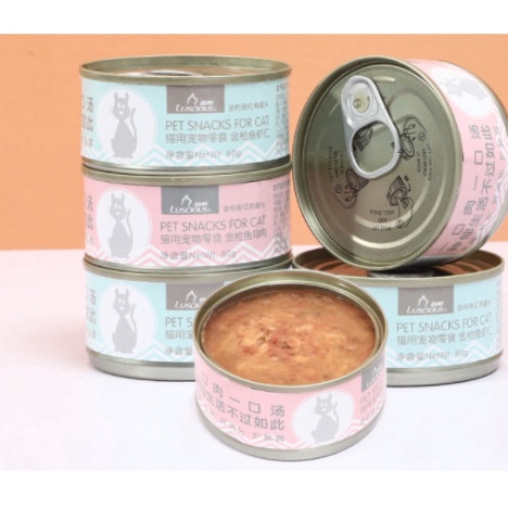 [HCM] Pate cho mèo Luscious lon 80g nhập khẩu từ Thái Lan