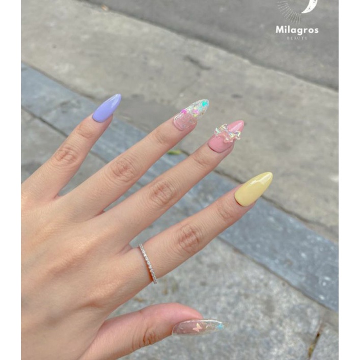 Nailbox thiết kế - Nailbox charm nơ