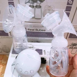 Máy hút sữa điện đôi Real bubee [Máy vắt sữa điện, Máy hút sữa điện]