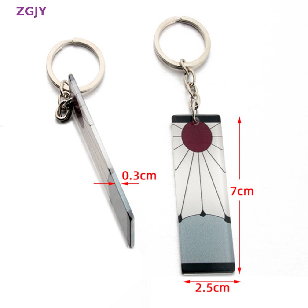 Móc Chìa Khóa Bằng Acrylic Hình Demon Slayer Kimetsu no Yaiba Blade of Ghost Mới