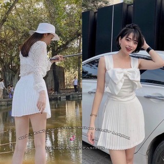 Chân Váy Xếp Ly Có Quần Trong Mẫu Basic Hót 2020 Siêu Thời Trang