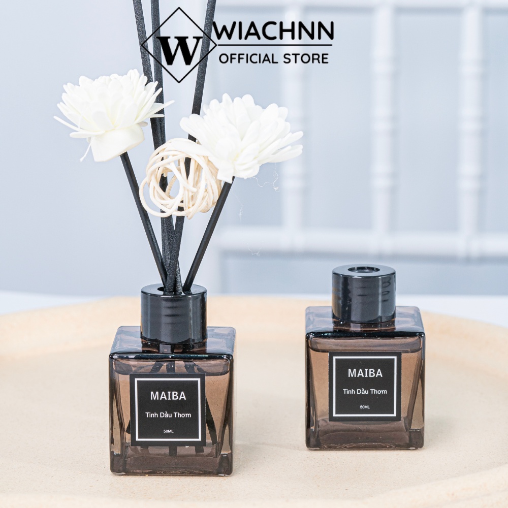 Tinh Dầu Nước Hoa MAIBA 50ML Đen Sang Trọng Khuyếch Tán Thơm Phòng Cao Cấp Khử Mùi Nhà Vệ Sinh Phòng Ngủ
