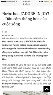 [Mini] Nước hoa nữ J'adore in Joy by DIOR