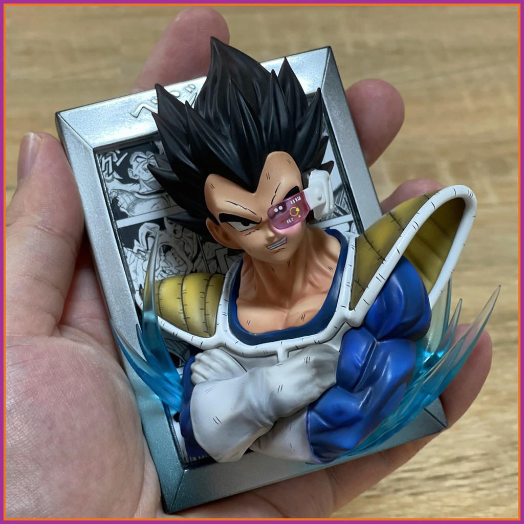 Mô hình tranh 3d songoku vegeta hàng siêu chất