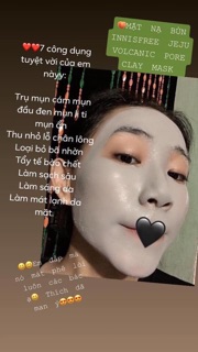 GOM ODER _ TRA BILL Mặt nạ đất sét Innisfree Volcano