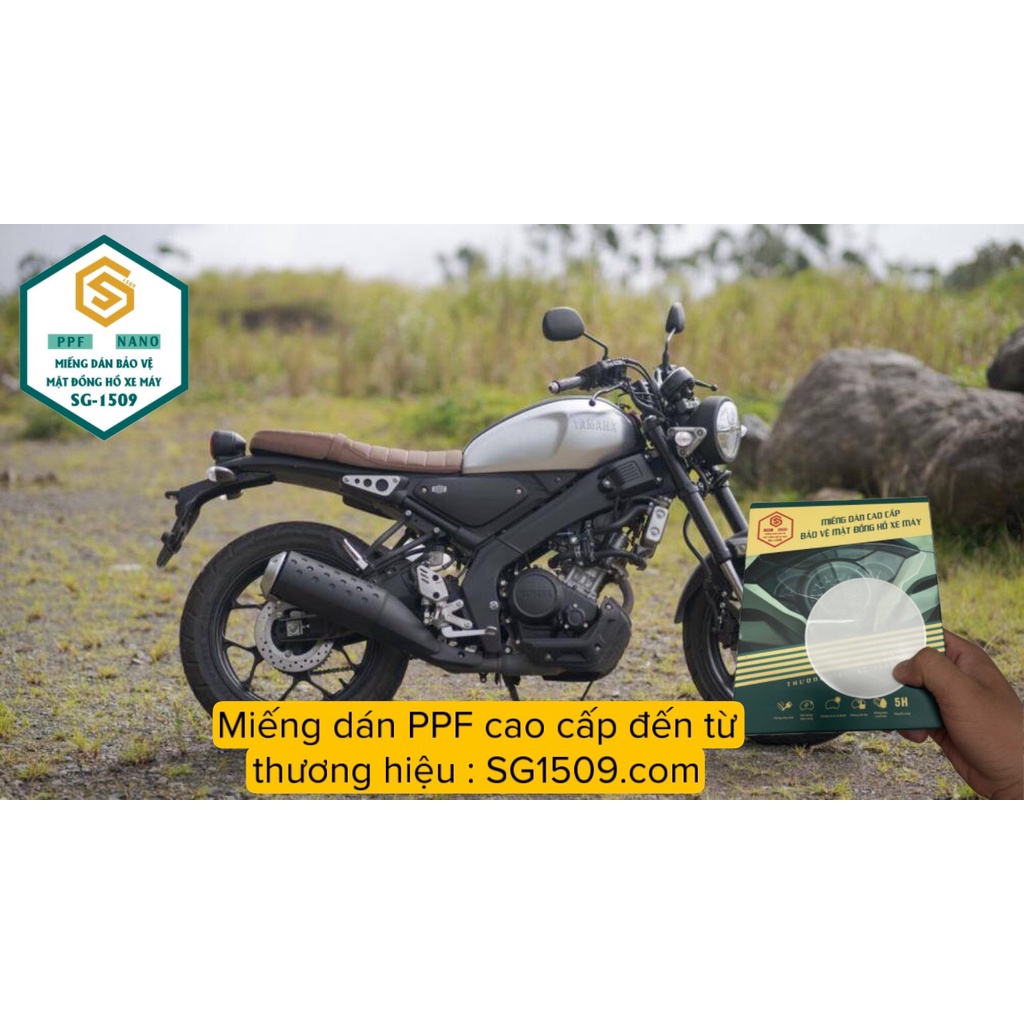 PPF XSR 155 ,miếng dán cường lực và ppf bảo vệ mặt đồng hồ xe máy PPF YAMAHA XSR 155 chống trầy xước màn hình xsr155.