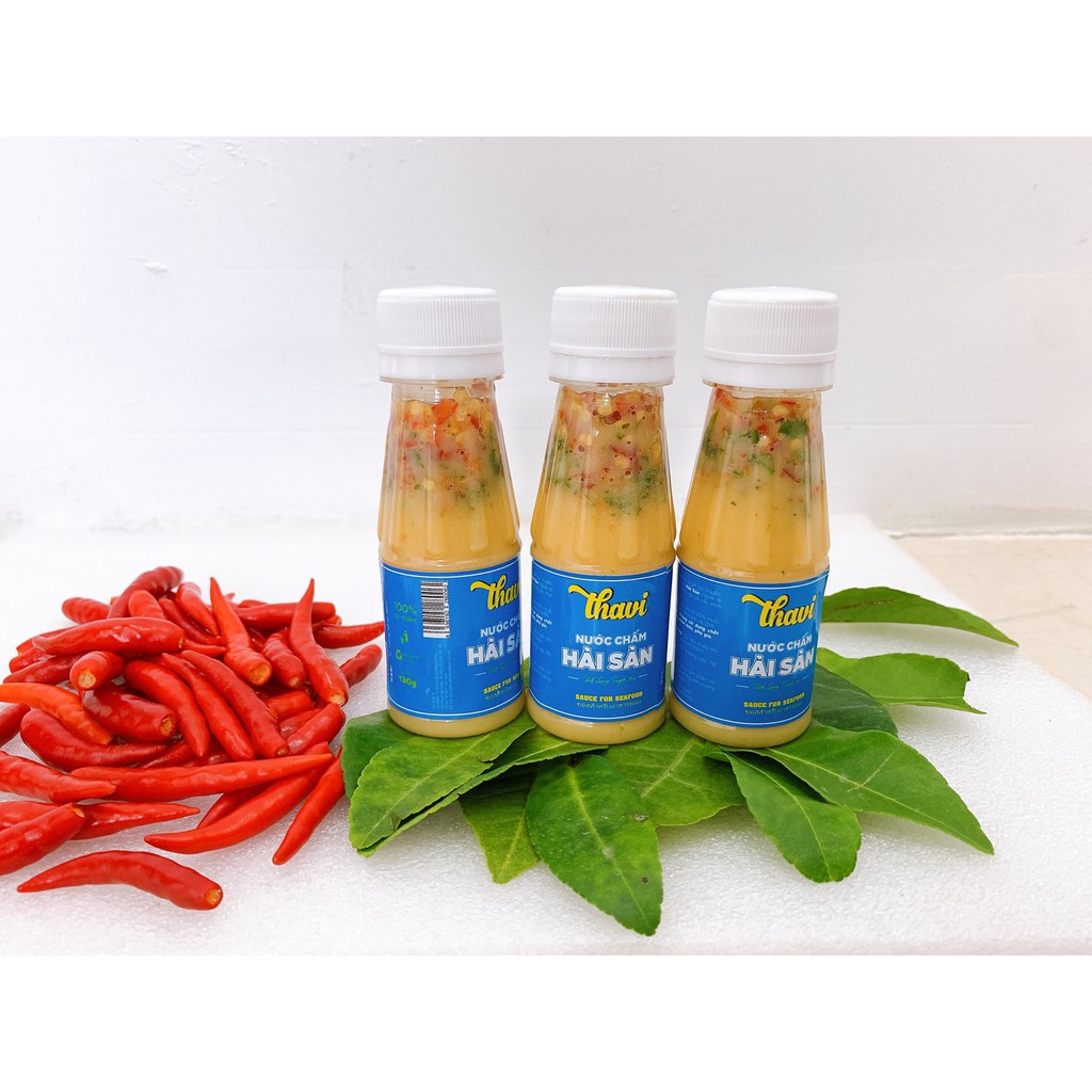 Combo 3 chai Nước chấm hải sản 100ml Thavi Vua Nước Chấm