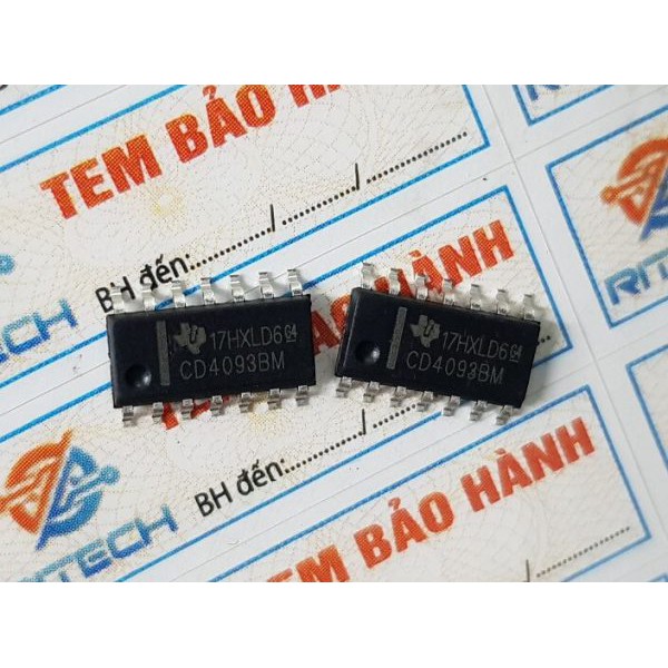 Combo 10 chiếc CD4093BM, CD4093 IC Số SOP-14