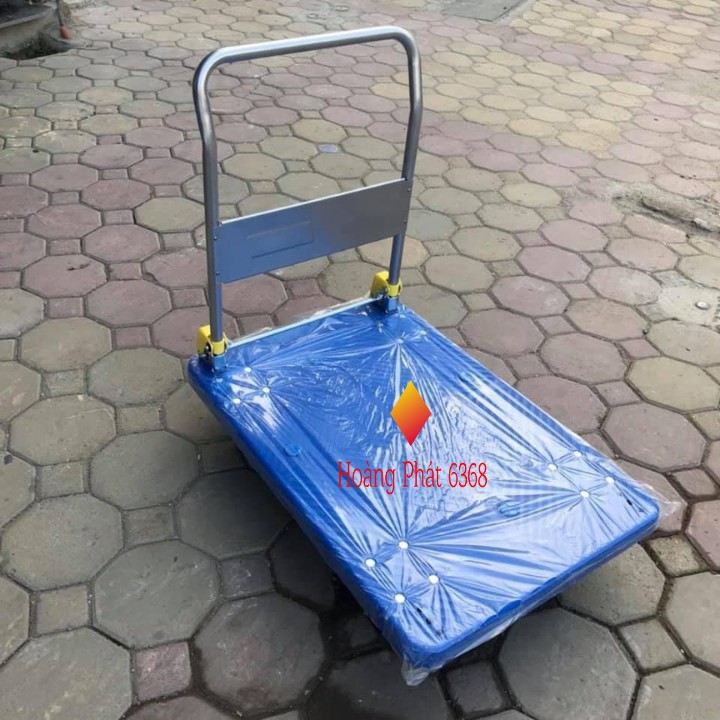 [ Free Ship ] XE ĐẨY KÉO HÀNG GẤP GỌN 4 BÁNH TẢI TRỌNG 100kg 150kg 300kg, TAY ĐÂY GẤP GỌN. BH 2 NĂM