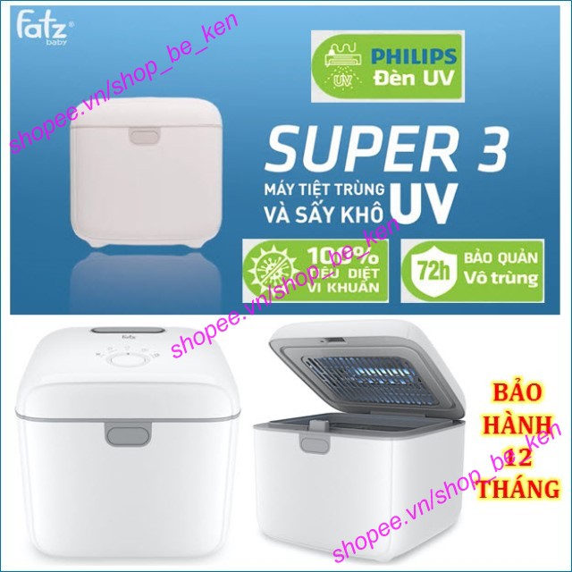 Máy tiệt trùng sấy khô UV Fatzbaby Fatz Super 3 - FB4715TN
