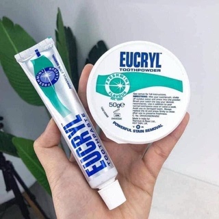 Bột đánh trắng răng - kem đánh trắng răng  eucryl