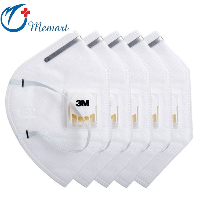 Khẩu Trang 3M 9001, 9002 không van, 9001V  có van FFP1, N95 (giá 1 chiếc)