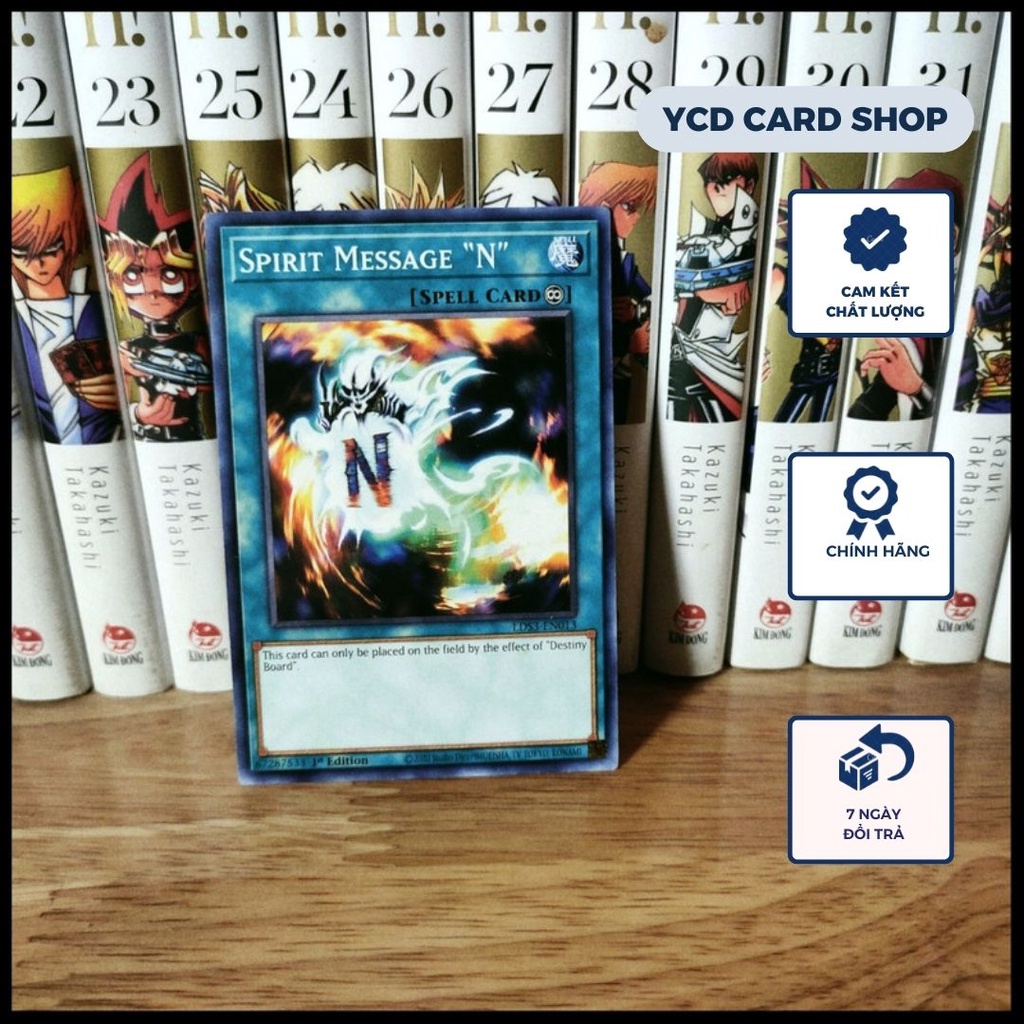 Thẻ bài Yugioh Chính Hãng Set Bàn Cầu Cơ - Spirit Message - Common
