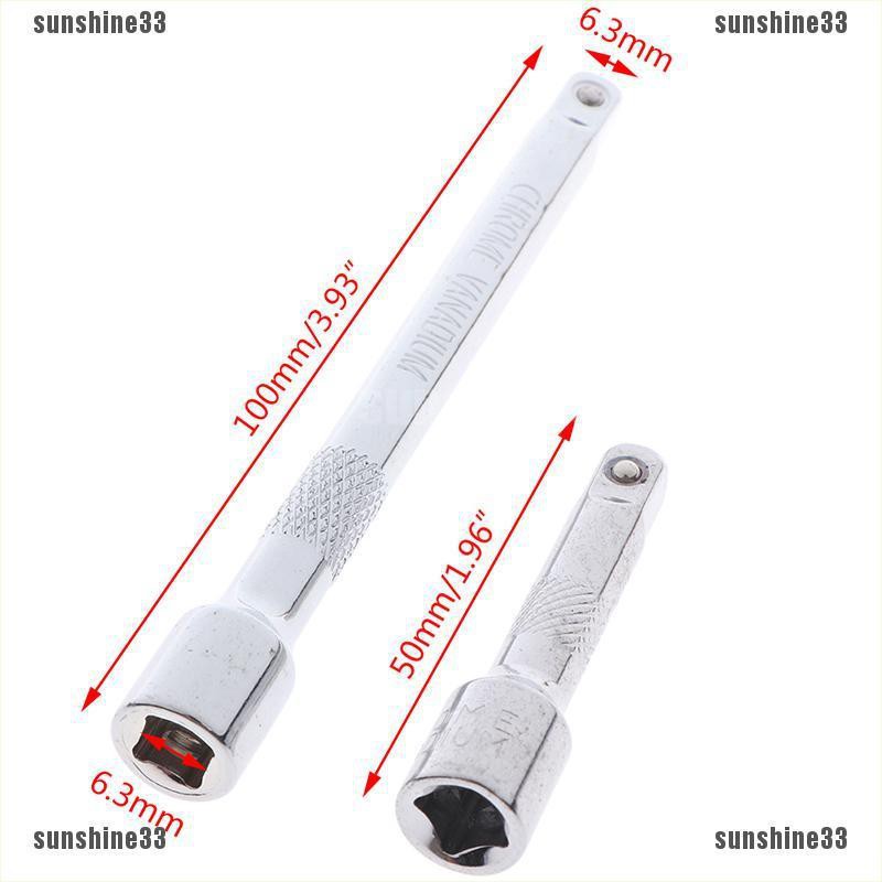 Thanh mở rộng nối dài cờ lê bánh cóc 1/4 50mm 100mm