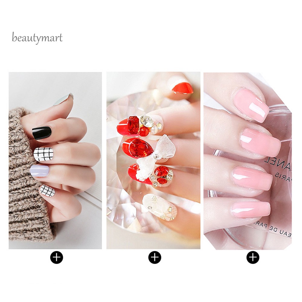 [Hàng mới về] set 120 miếng dán trong suốt dùng trang trí móng tay