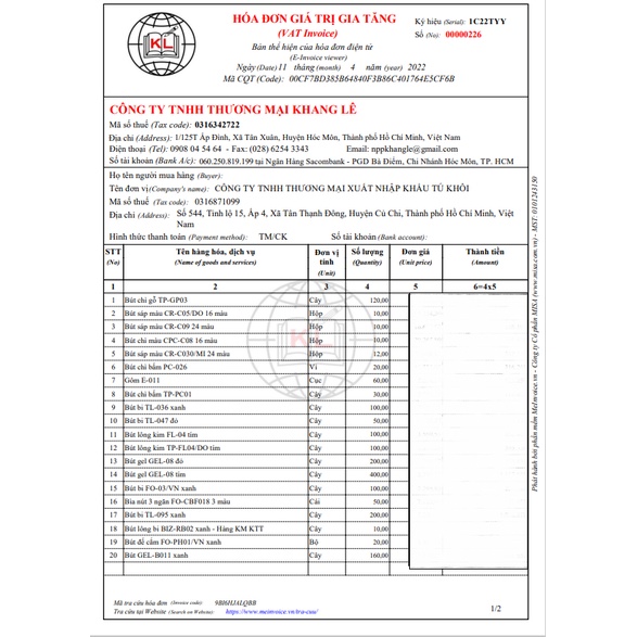 Bút chì bấm Thiên Long PC-026