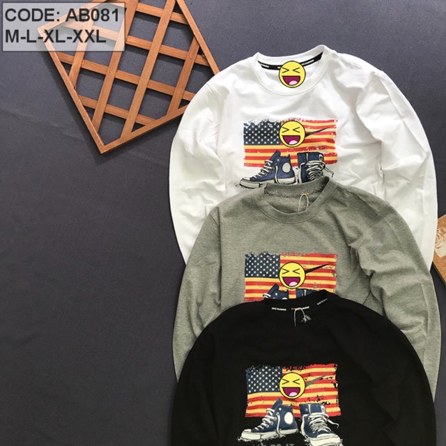 ÁO THUN NAM TAY DÀI IN HÌNH