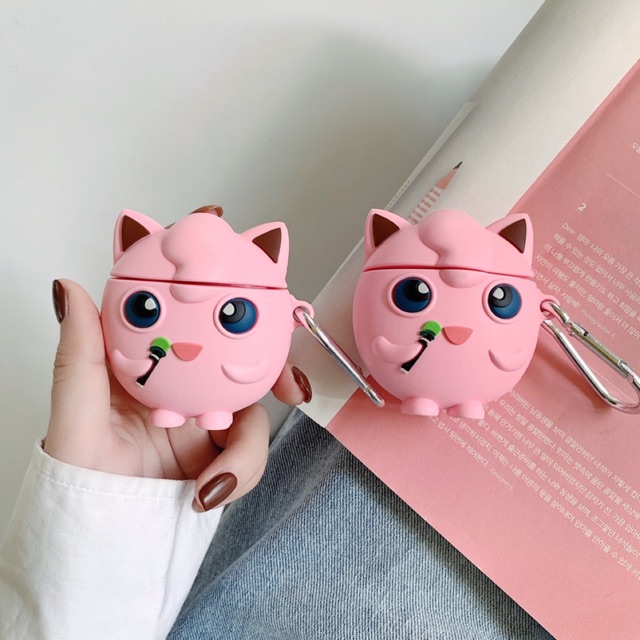 Ốp tai nghe Airpods hình Pokemon Jigglypuff