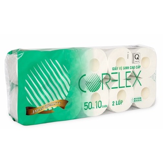 Giấy vệ sinh cao cấp corelex bịch 2 lớp 10 cuộn