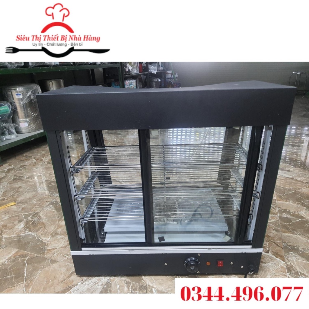 Tủ trưng bày và giữ nóng gà rán,Khoai Tây,KFC, bánh mỳ,Tủ giữ nóng thức ăn kính vuông 601 BẢO HÀNH 12 THÁNG.