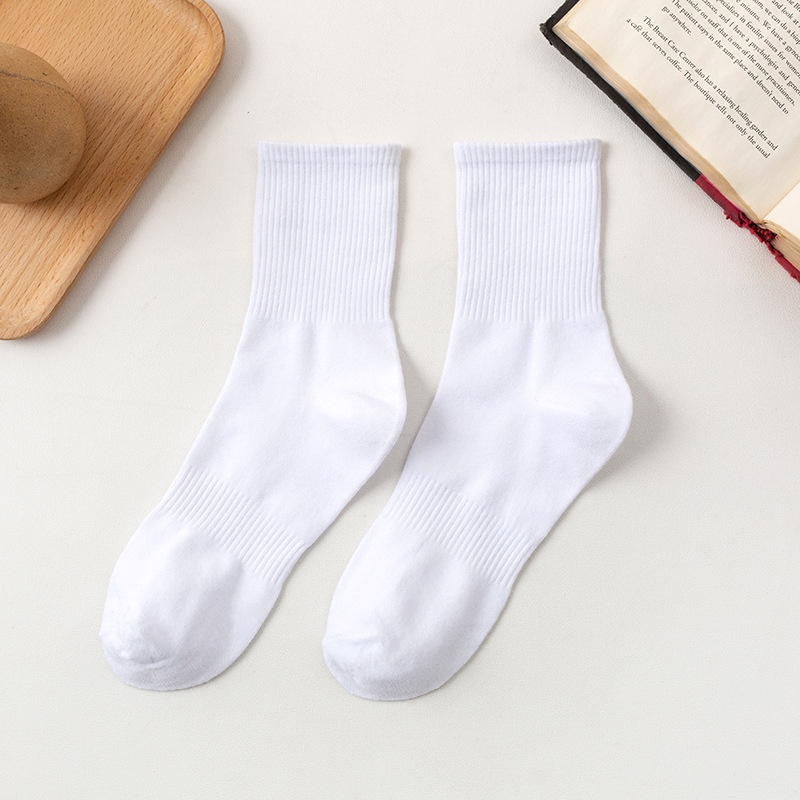 Tất Vớ Cổ Cao Nam Nữ Hàn Quốc, Chất liệu Cotton Mềm Thoáng Mát Dễ Phối Đồ - NT6001