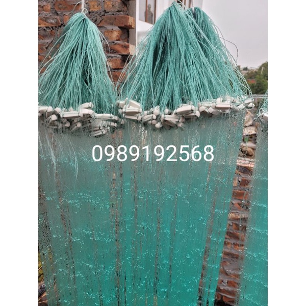 Lưới đánh cá 1 màn then 6 cao 1,2m dài 60m đánh cá trắm chép