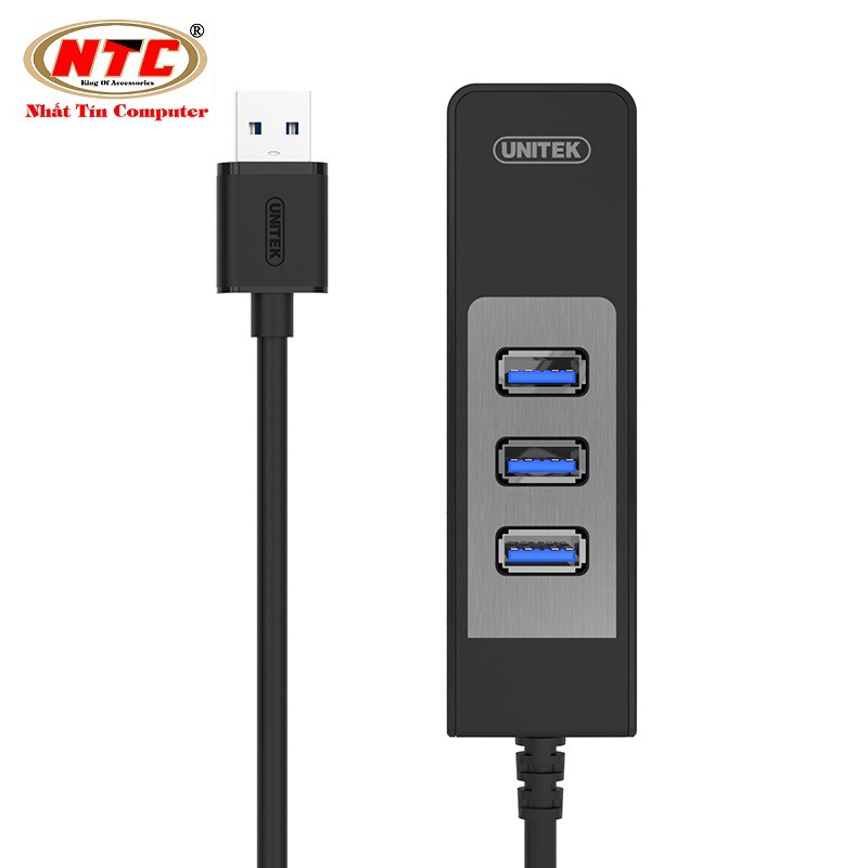 Bộ chia USB 3.0 ra 3 cổng USB 3.0 with Lan Gigabit Unitek Y-3045C