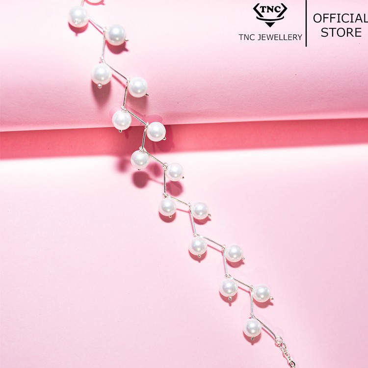 Vòng Tay Bạc, Lắc Tay Bạc Ngọc Trai Nhân Tạo TNC JEWELLERY
