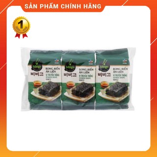 Rong Biển Ăn Liền BiBiGo Hàn Quốc Bịch 3 gói