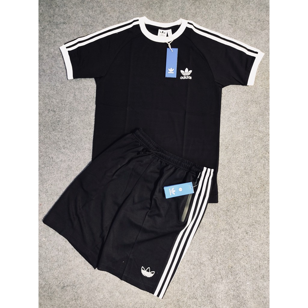 Quần short das nam 3 sọc đơn giản