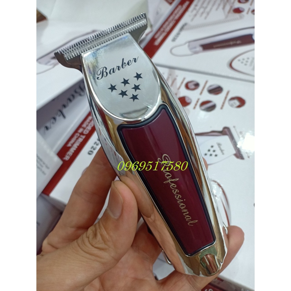 Tông đơ cạo viền,chấn viền chuyên nghiệp Barber 9220 Lưỡi siêu mỏng