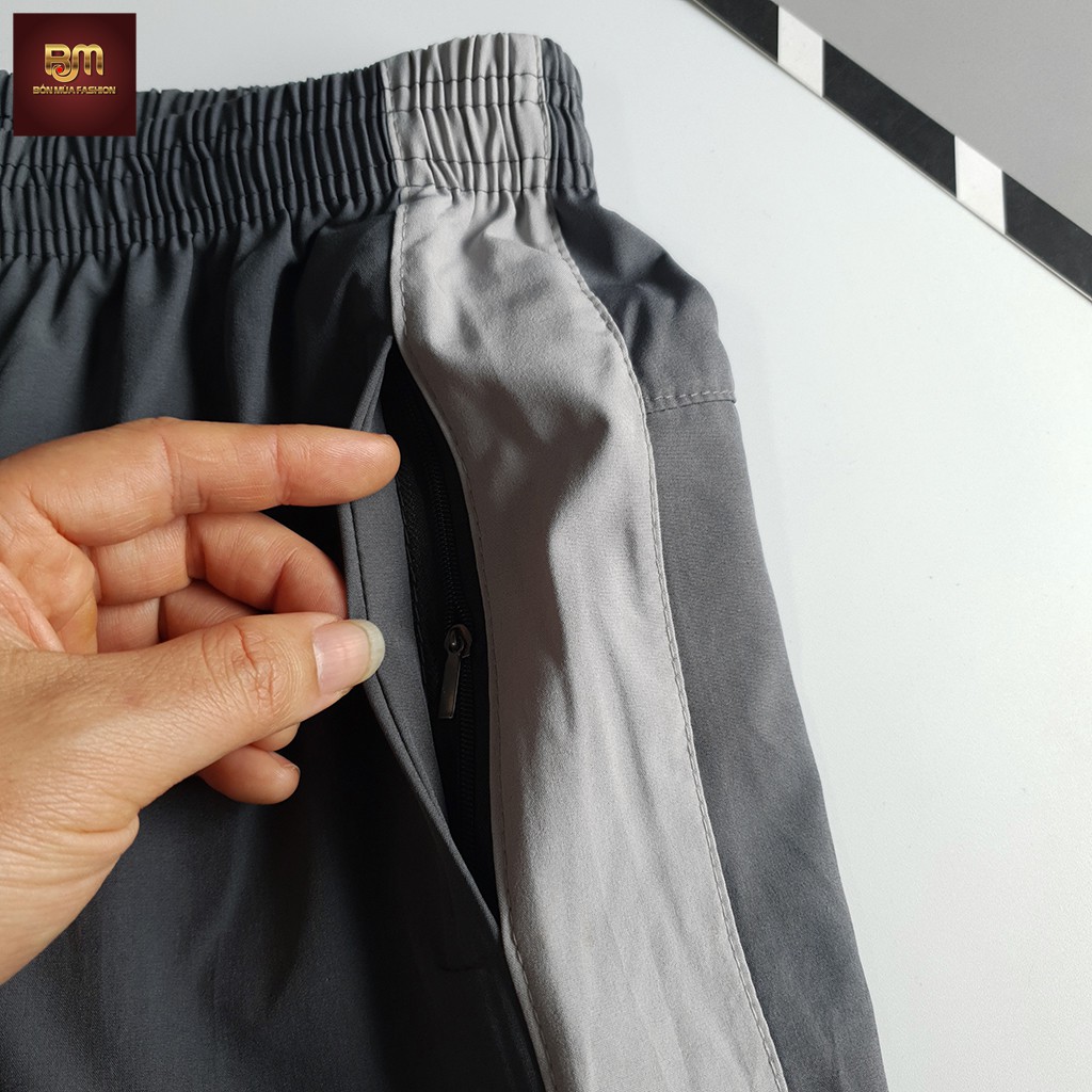 Quần Short nam thể thao chất gió mềm mại phối màu thời trang, mã QS333 | BigBuy360 - bigbuy360.vn