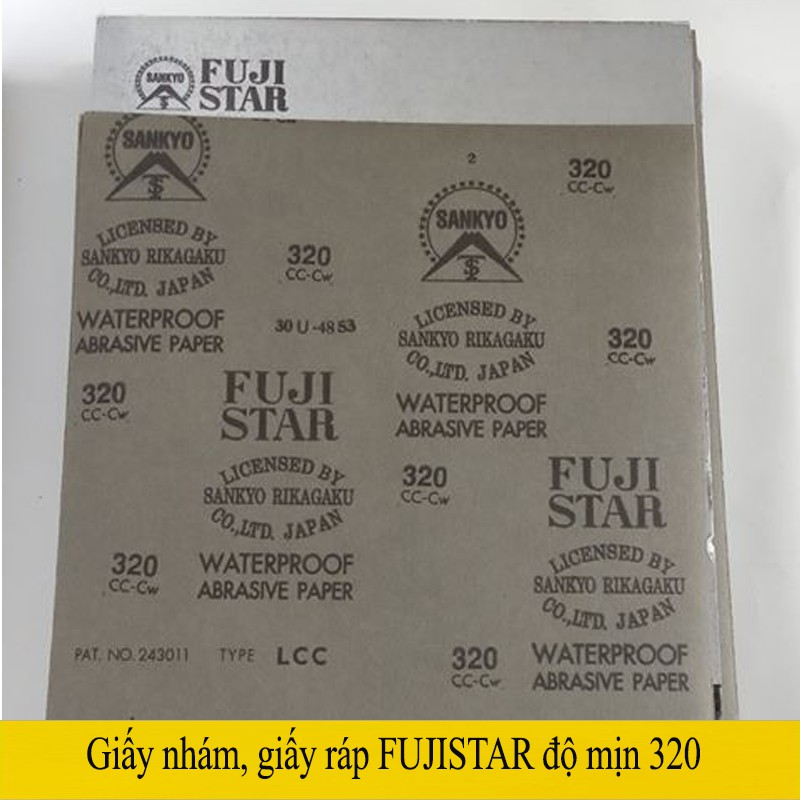 Giấy nhám Fuji Star độ nhám 320 (Made in Japan)