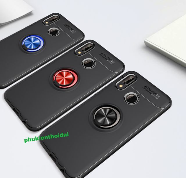 Huawei Nova 3e FREESHIP Từ 50k ốp lưng chống sốc giá đỡ hiệu AUTO FOCUS kiêm nhẫn Ver 2 kiêm nhẫn ô tô