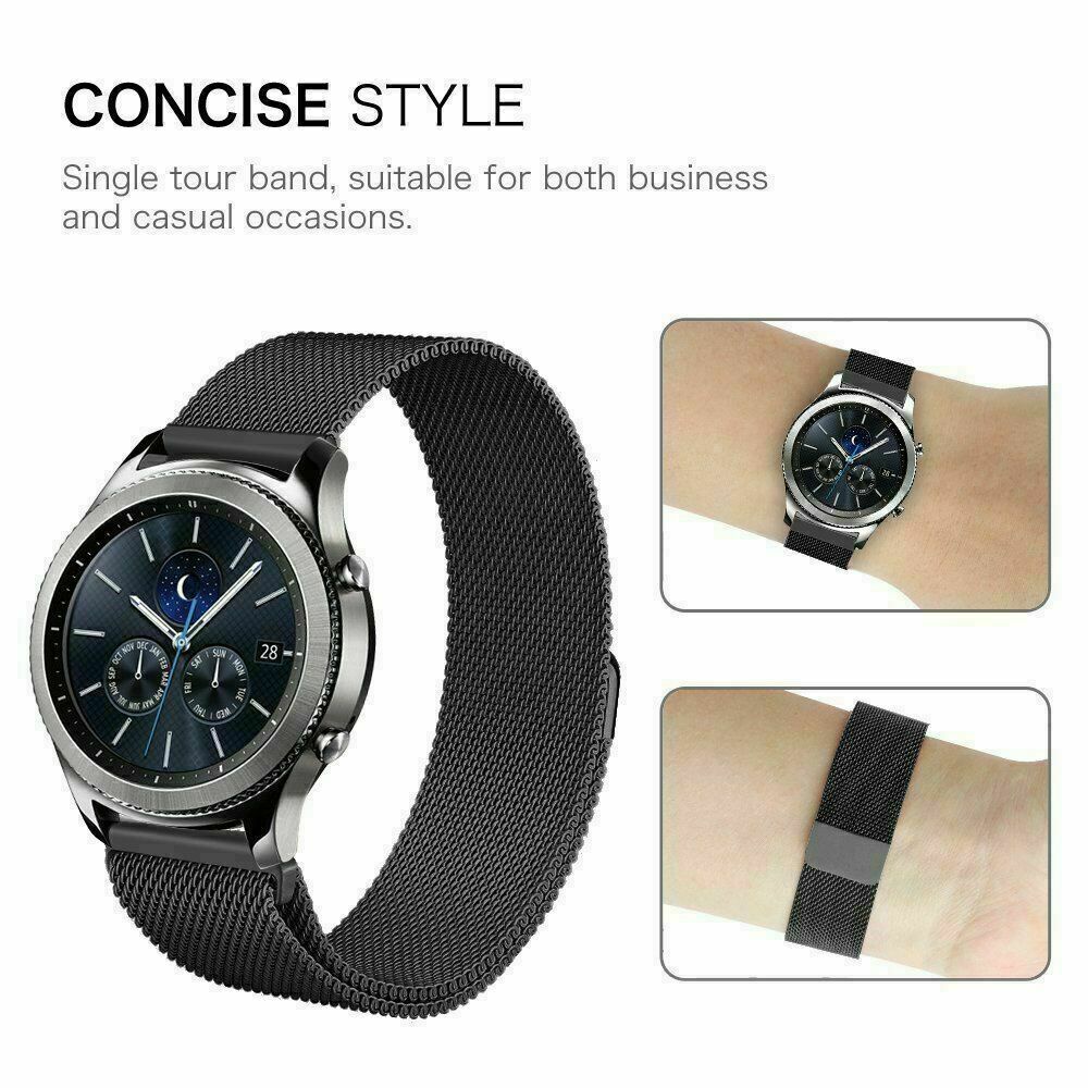 Dây Đeo Milanese Cho Đồng Hồ Thông Minh Samsung Galaxy Active 2 40mm 44mm 4 Classic 46mm