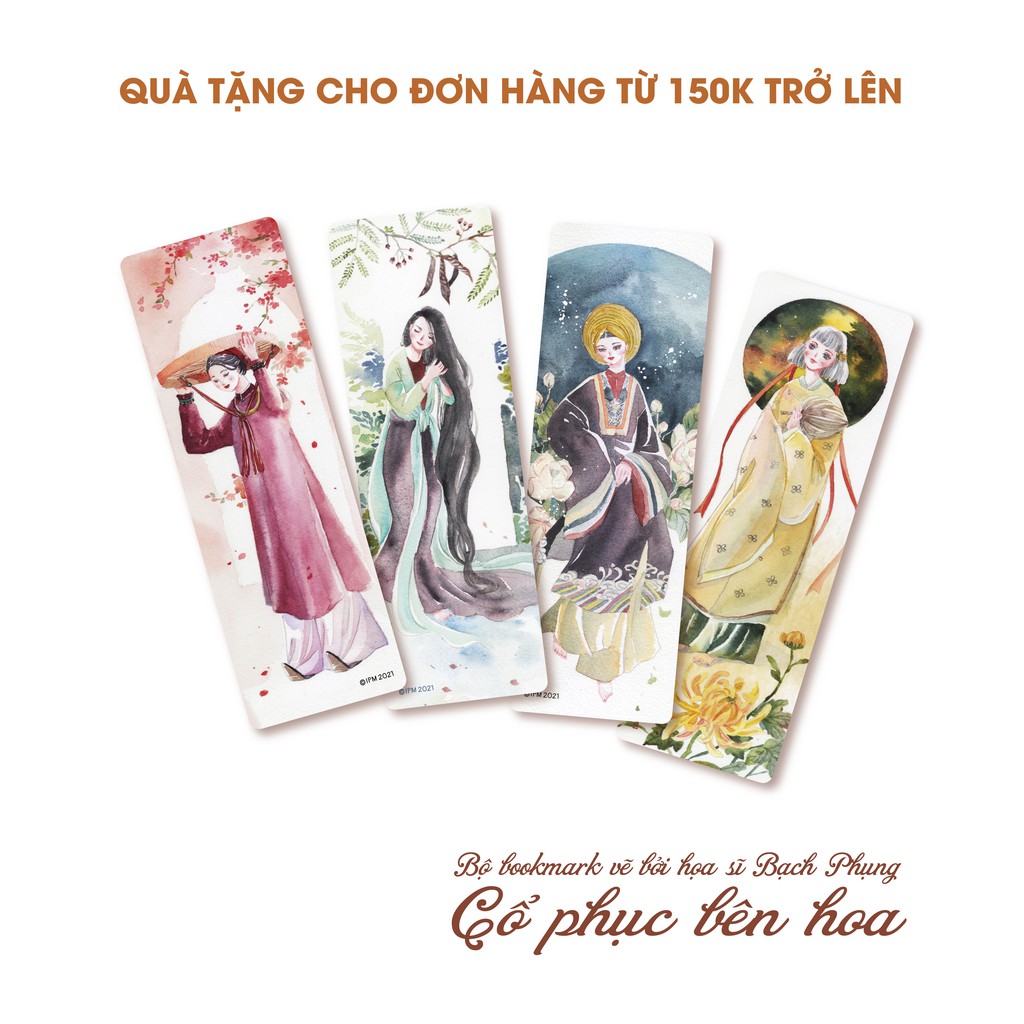 [Book Gift] - Bộ Bookmark Cổ Phục Bên Hoa/ Sơn Thủy Hữu Tình - IPM