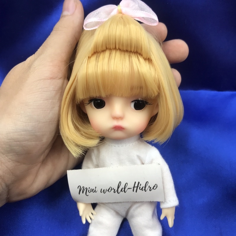 Wig Tóc giả dành cho búp bê BJD Size 1/6 mong ming meng handmade.