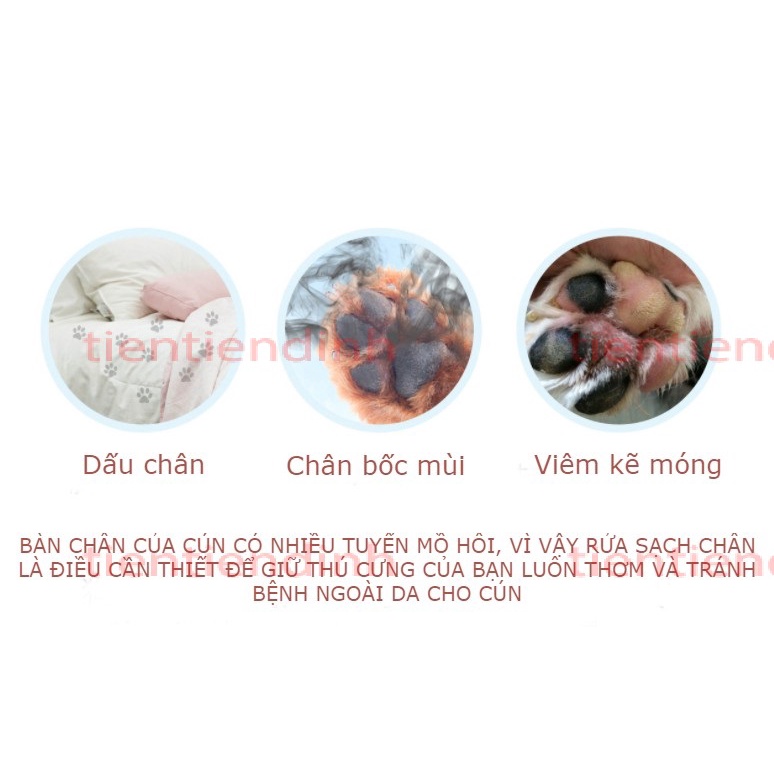 Cốc rửa chân chó mèo,vệ sinh thú cưng - T7052