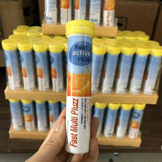Viên sủi vitamin C, râu ngô, rau má FAST MULTI PLUZZ